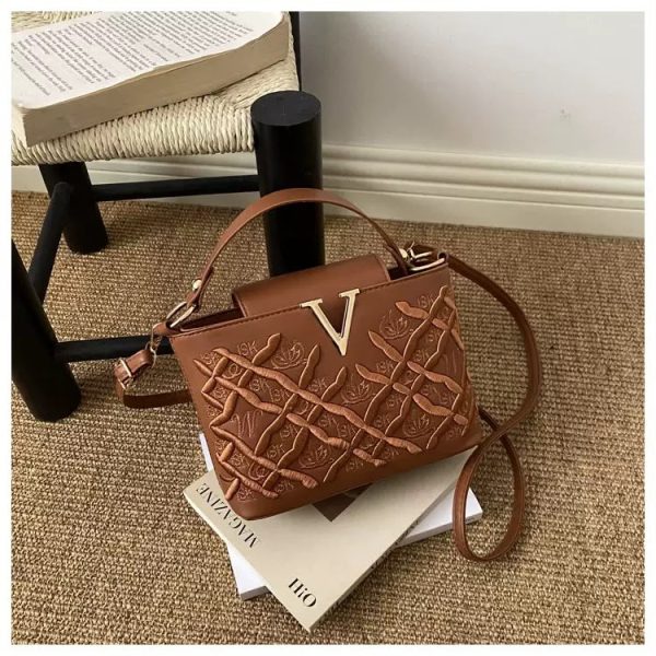 Amber Vine Embroidered Crossbody